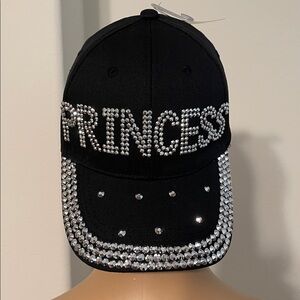 NWT Madd Hatter Sparkly Bling Princess Studded Baseball Cap